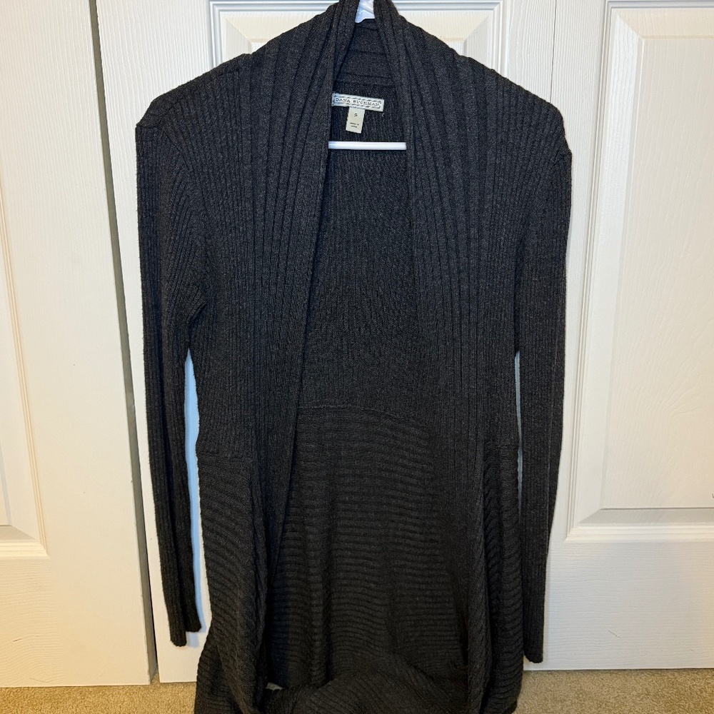 Dark Grey Cardigan Dana Buchman